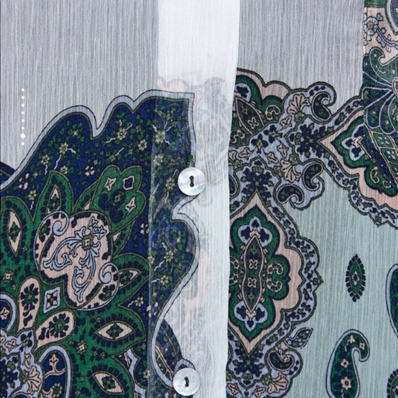 Paisley Boho Botton-up - Picture 8 of 13